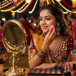 నాన్ స్టాప్ డాండియా డాన్స్ చేసినా చెదరని మేకప్.. రాత్రంతా ఫ్రెష్ లుక్ కోసం టిప్స్