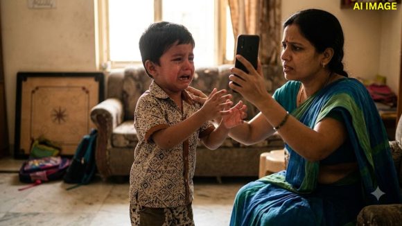 పిల్లల చేతి నుంచి ఫోన్ తీసుకోగానే ఏడుస్తున్నారా? ఇలా చేస్తే స్వయంగా ఇచ్చేస్తాడు