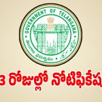 తెలంగాణ నిరుద్యోగులకు భారీ గుడ్ న్యూస్.. రానున్న 2, 3 రోజుల్లో నోటిఫికేషన్!