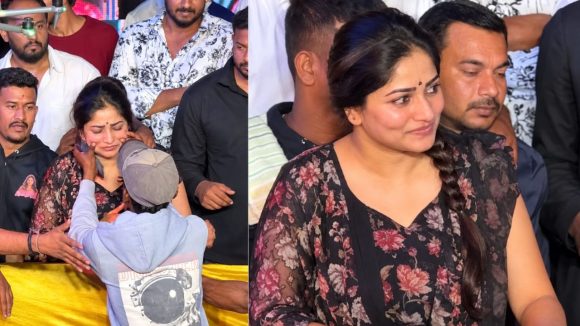 హీరోయిన్ బుగ్గలు గిల్లిన అభిమాని.. ఆమె రియాక్షన్?